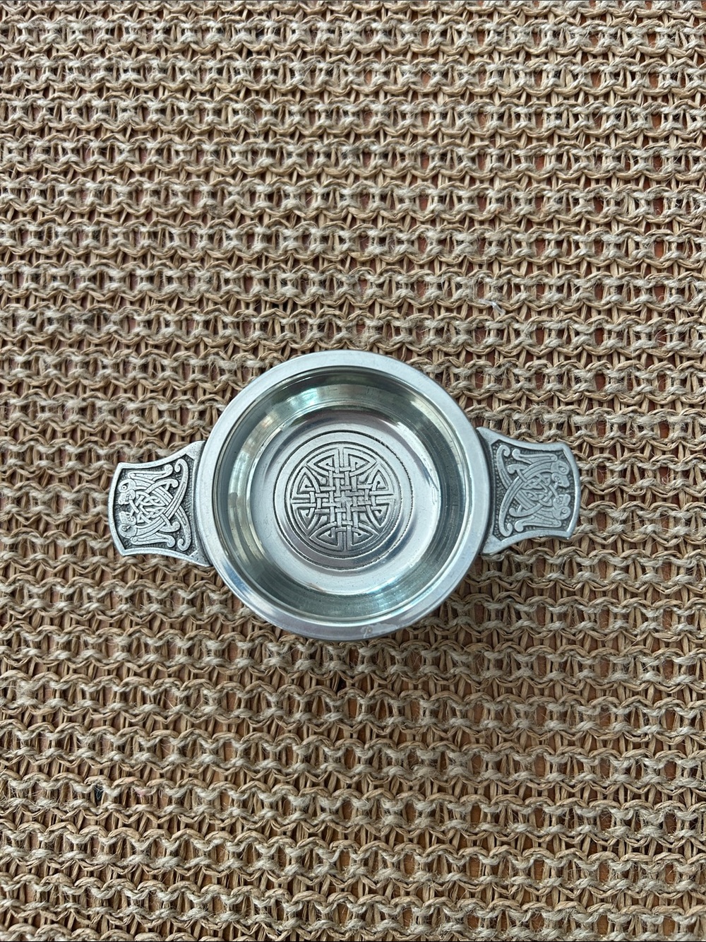 Celtic Trinket small metal bowl